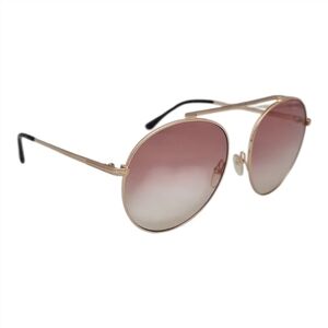 TOM FORD | Gold Pink Mirror TF571 28Z 58 16 140 Simone Aviator Style Sunglasses